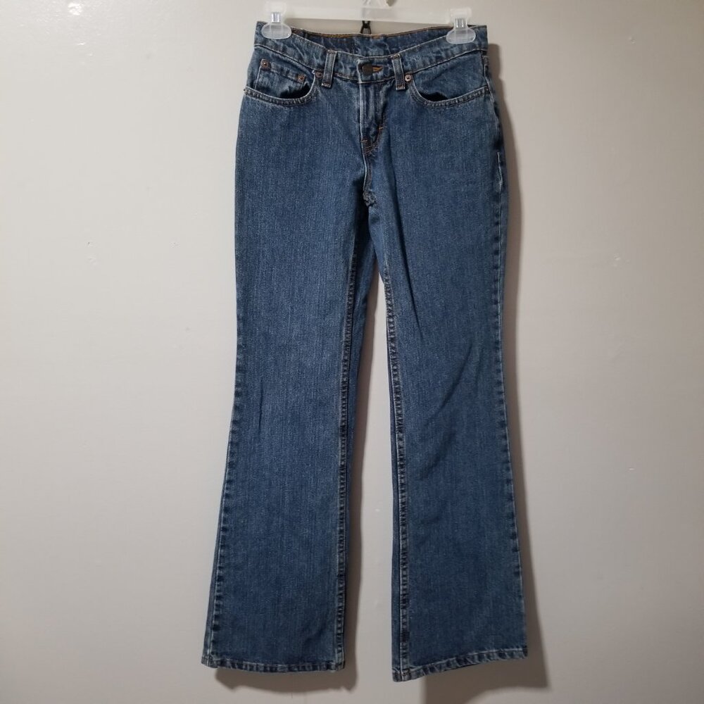 ❤️2/$12  Boot Cut Mid Rise Jeans 1/2